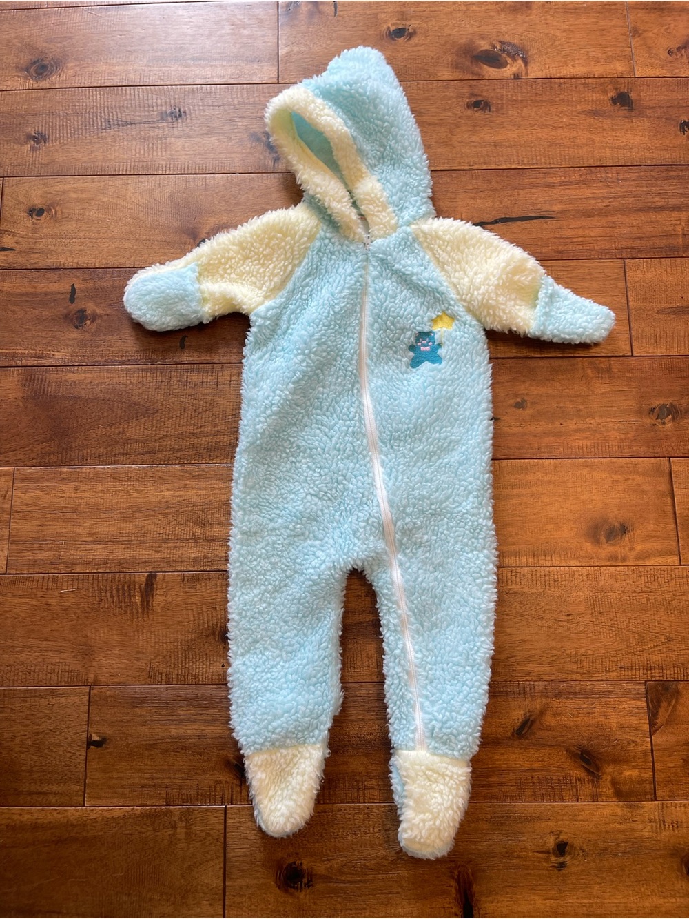 Vintage HealthTex Fleece Zipper Bodysuit Coat Jacket 3-12 Months Unisex Baby
